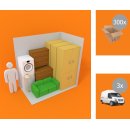 GK Wochenmietpreis für 10 m² Lagerabteil